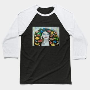 The Portrait of the Girl (Stylized) Baseball T-Shirt